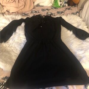 MICHAEL Michael Kors Black Cold Shoulder Sheath Dress